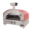 Kucht Napoli Countertop & Gas Powered Outdoor Oven in Red NAPOLI-R