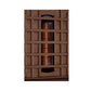 Golden Designs 3-Person Full Spectrum PureTech™ Near Zero EMF FAR Infrared Sauna with Himalayan Salt Bar Canadian Hemlock - GDI-8230-01