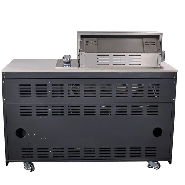 FORNO Rimini Outdoor Kitchen 30-Inch BBQ 62,000 BTU, 4.8 cu.ft. Beverage Center, Stainless Steel Sink, White Countertops FODKT2575WHT - MyBBQDirect