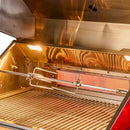 FORNO Rimini Outdoor Kitchen 30-Inch BBQ 62,000 BTU, 4.8 cu.ft. Beverage Center, Stainless Steel Sink, White Countertops FODKT2575WHT