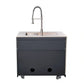 FORNO Rimini Outdoor Kitchen 30-Inch BBQ 62,000 BTU, 4.8 cu.ft. Beverage Center, Stainless Steel Sink, White Countertops FODKT2575WHT - MyBBQDirect