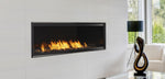 Monessen Artisan 60-inch vent-free linear fireplace in modern living room