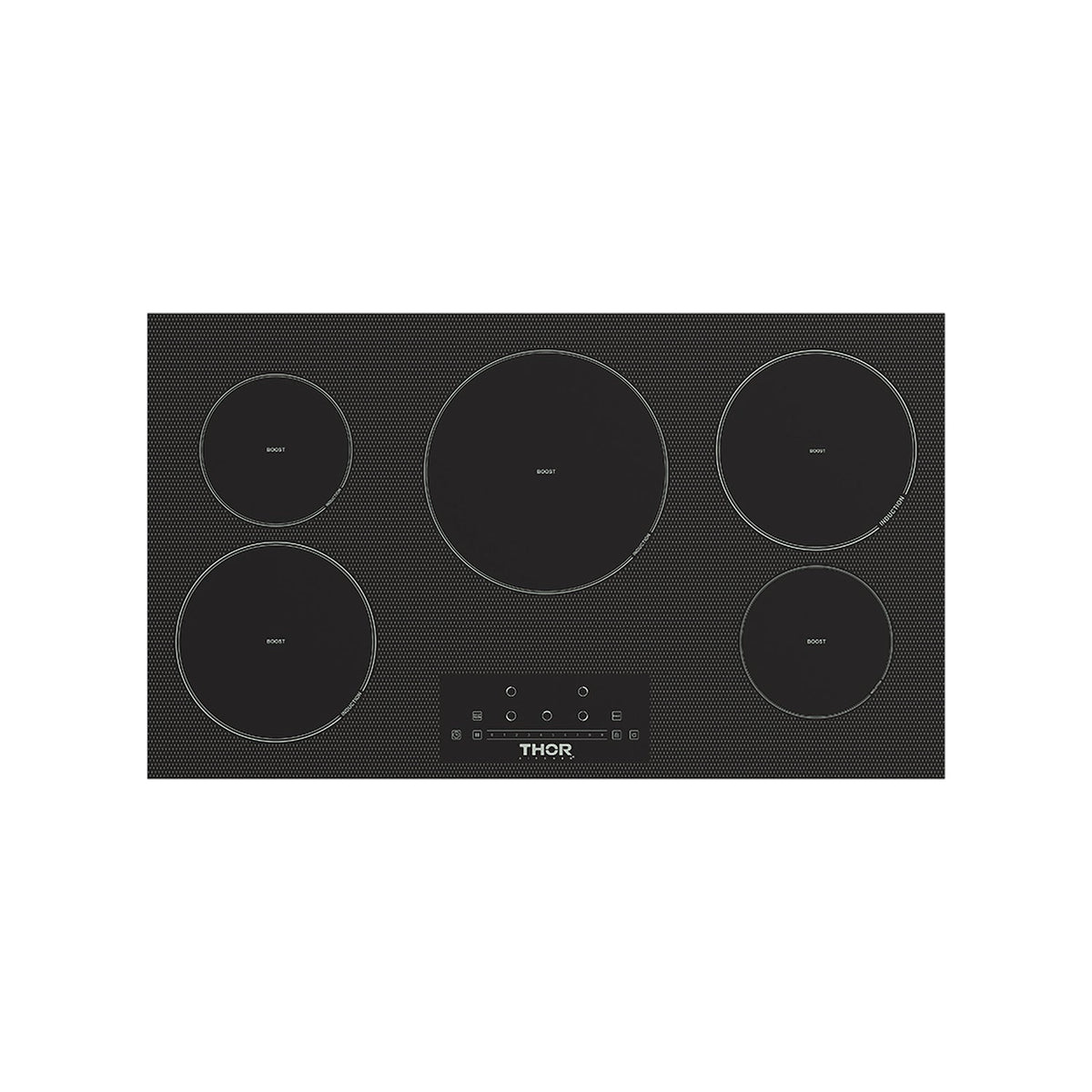 Thor Kitchen 36 Inch 5-Element Induction Cooktop in Black