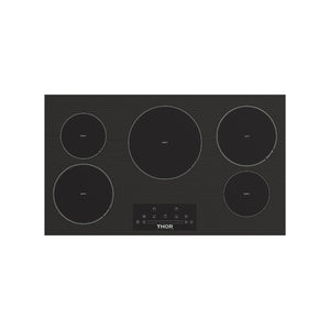 Thor Kitchen 36 Inch 5-Element Induction Cooktop in Black