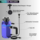 FORNO Acqua BrightDiamond 1HP Super Quiet Garbage Disposal Corded with Motion Sensor Cabinet Light & Pre-Wired Air Switch - MyBBQDirect