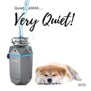 FORNO Acqua BrightDiamond 1HP Super Quiet Garbage Disposal Corded with Motion Sensor Cabinet Light & Pre-Wired Air Switch