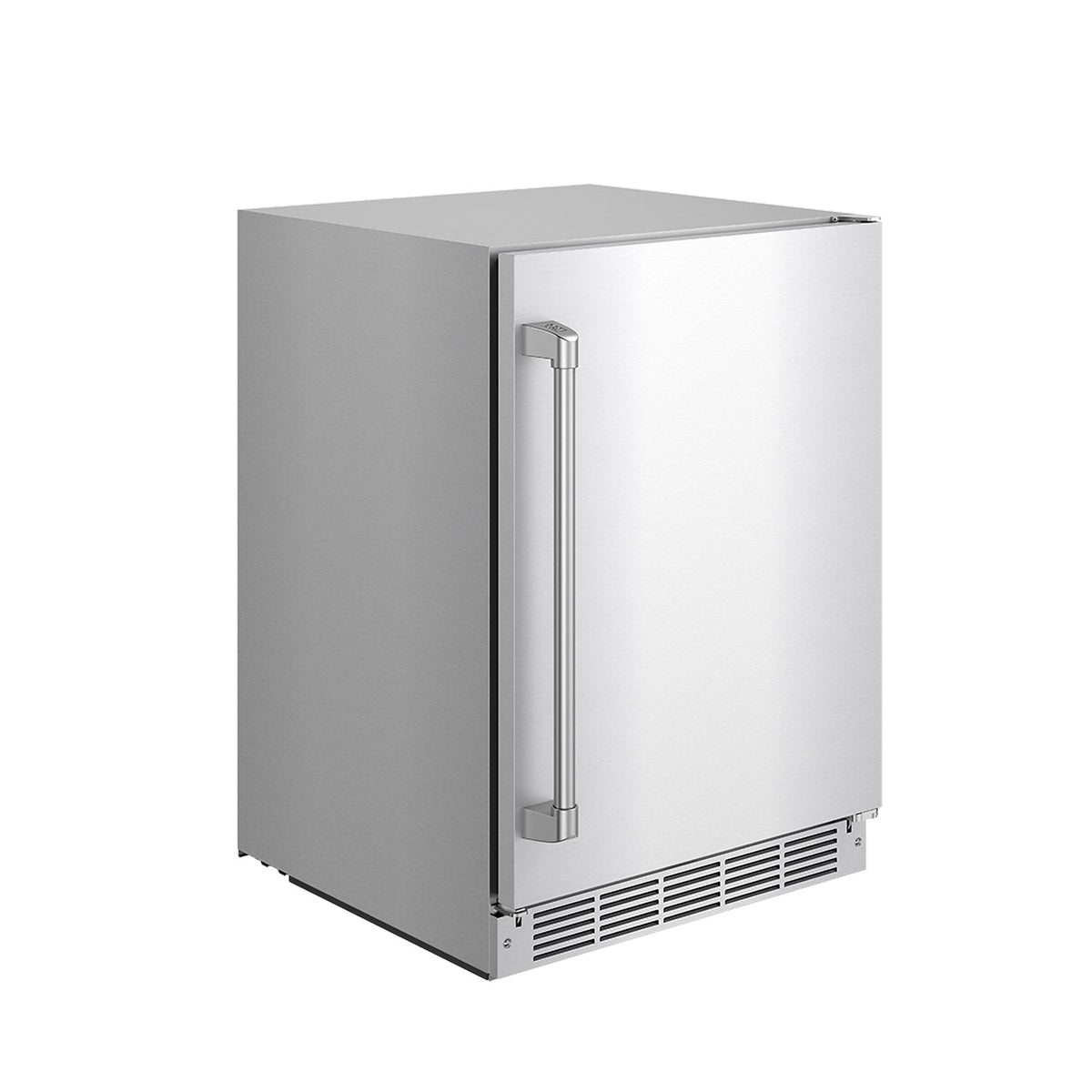 Gordon Ramsay THOR 24" Outdoor Beverage Cooler - Stainless Steel - front left side closed