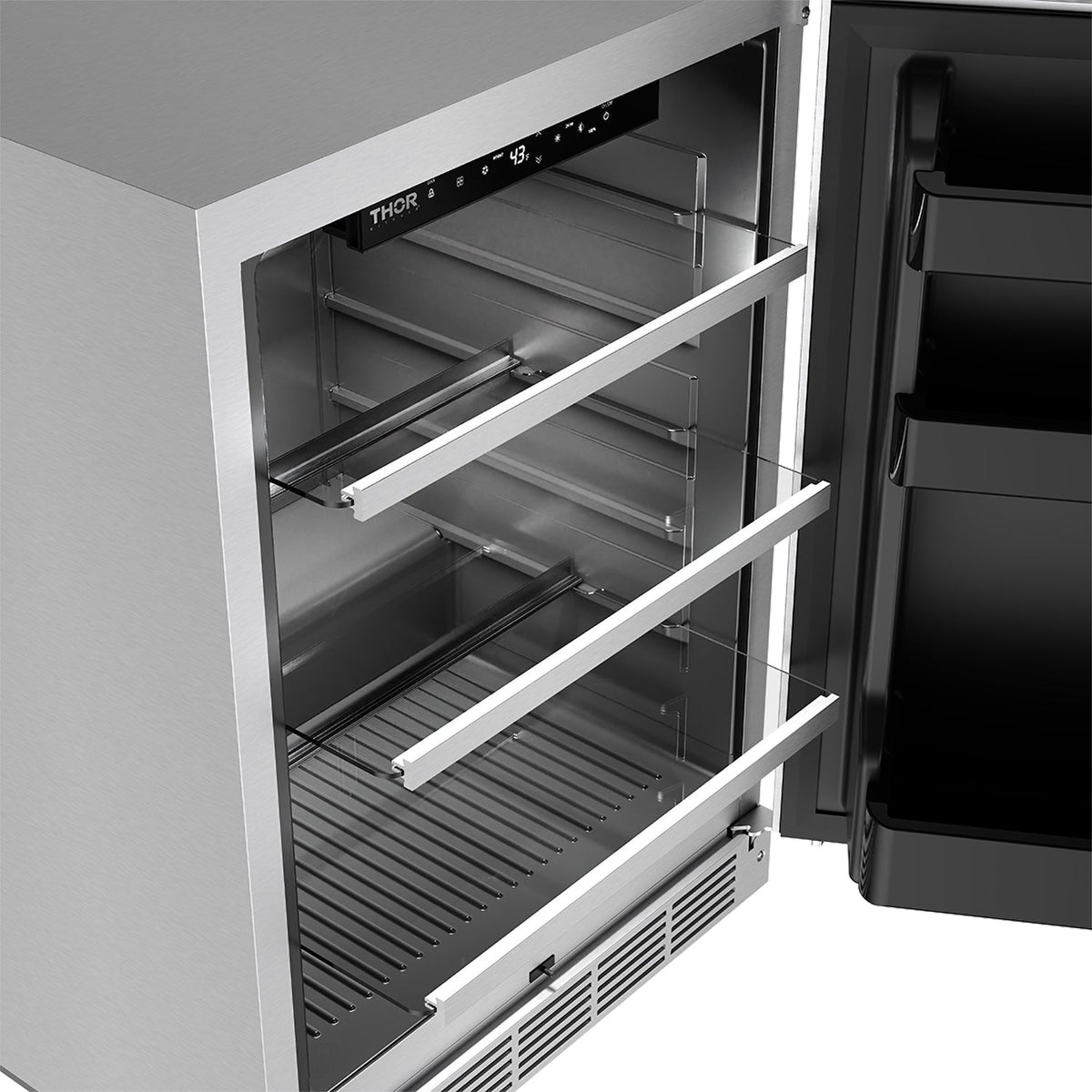 Gordon Ramsay THOR 24" Outdoor Beverage Cooler - Stainless Steel - top view