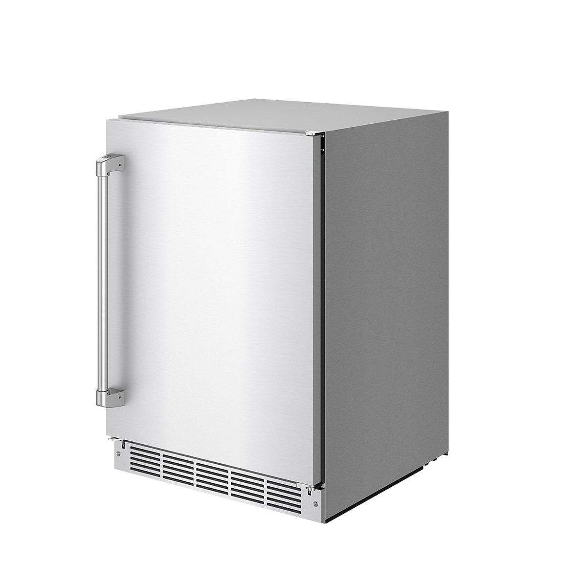 Gordon Ramsay THOR 24" Outdoor Beverage Cooler - Stainless Steel - front right side closed