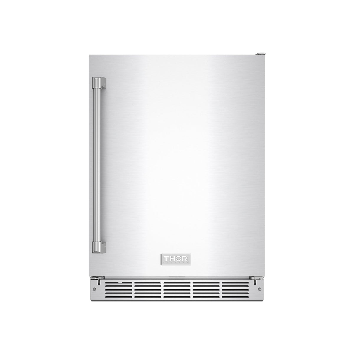 Gordon Ramsay THOR 24" Outdoor Beverage Cooler - Stainless Steel - front door closed