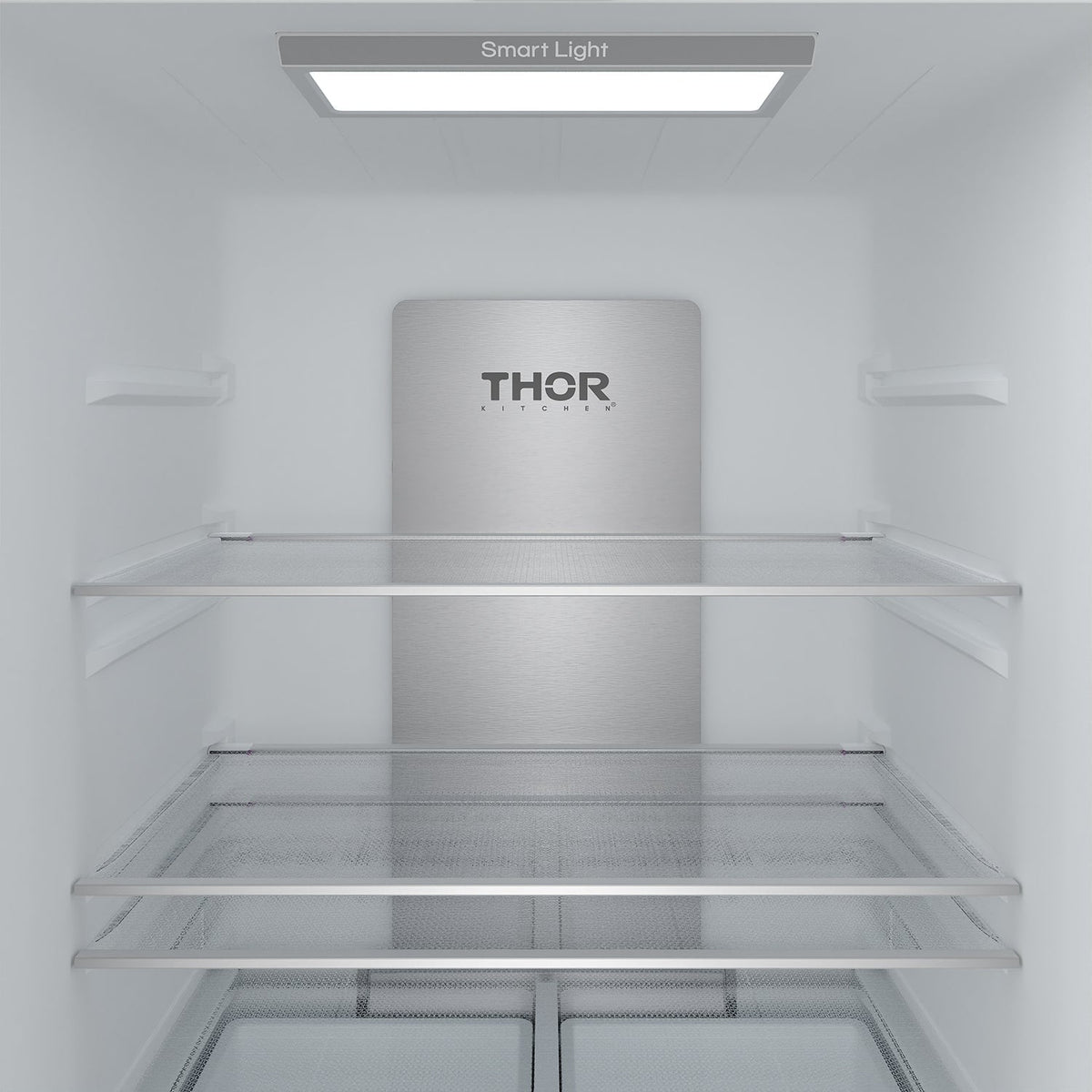 Gordon Ramsay THOR 30" White French Door Refrigerator - White - close up of refrigeration