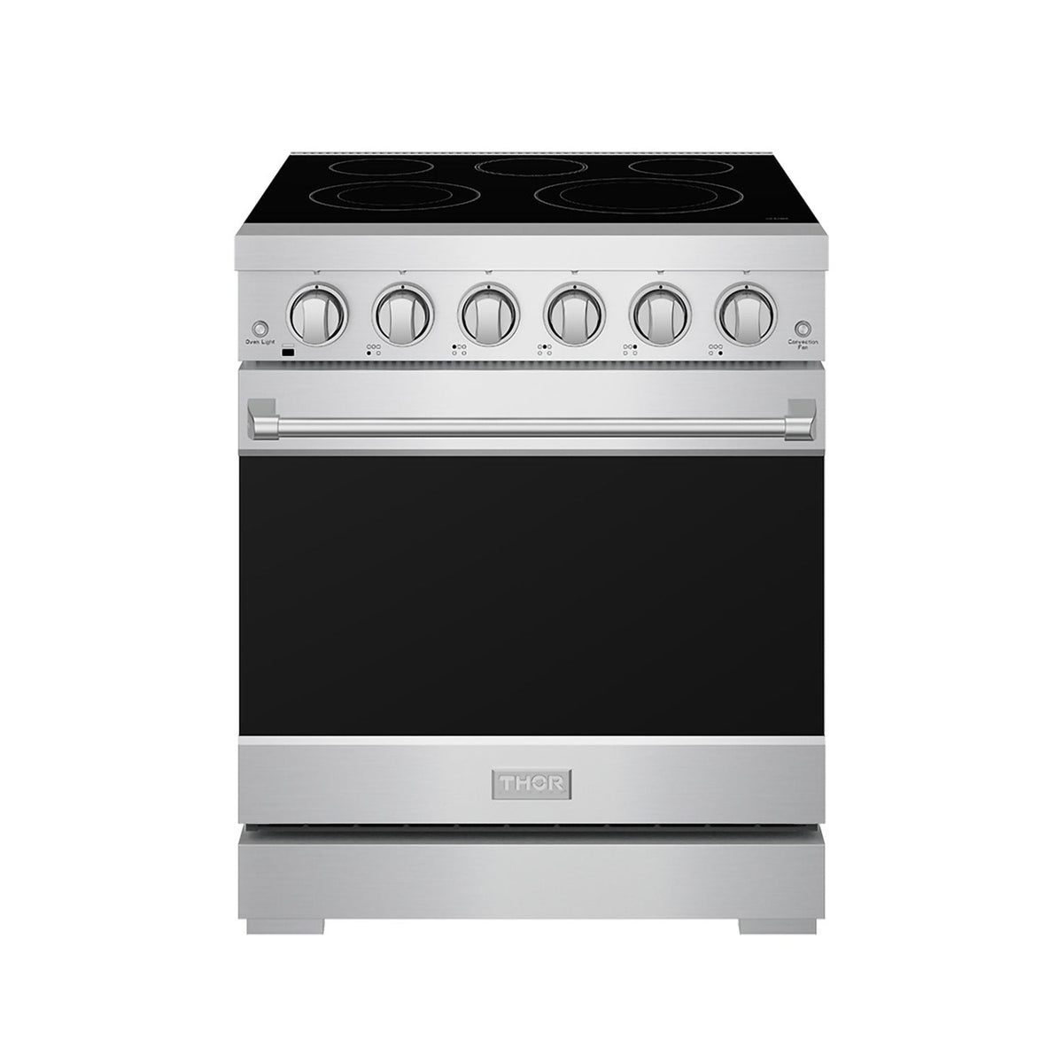 Gordon Ramsay THOR 30" 4.55 cu. ft. Professional Electric Range with Precision Knob Control RSE30P - Stainless Steel - front door closed