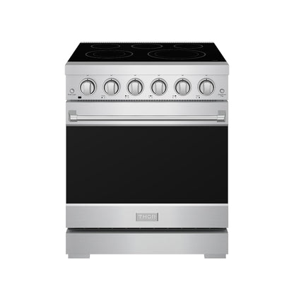 Gordon Ramsay THOR 30" 4.55 cu. ft. Professional Electric Range with Precision Knob Control RSE30P - Stainless Steel - front door closed