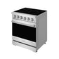 Gordon Ramsay THOR 30" 4.55 cu. ft. Professional Electric Range with Precision Knob Control RSE30P - Stainless Steel - front right side closed