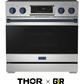 Gordon Ramsay by THOR Kitchen 36" 6.0 cu. ft. Professional Electric Range with Tilt Panel Touch Control, Self-Clean and Air Fry in Stainless Steel, RSE36