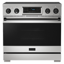 Gordon Ramsay by THOR Kitchen 36" 6.0 cu. ft. Professional Electric Range with Tilt Panel Touch Control, Self-Clean and Air Fry in Stainless Steel, RSE36