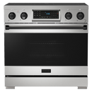 Gordon Ramsay by THOR Kitchen 36" 6.0 cu. ft. Professional Electric Range with Tilt Panel Touch Control, Self-Clean and Air Fry in Stainless Steel, RSE36