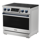 Gordon Ramsay by THOR Kitchen 36" 6.0 cu. ft. Professional Electric Range with Tilt Panel Touch Control, Self-Clean and Air Fry in Stainless Steel, RSE36