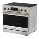 Gordon Ramsay by THOR Kitchen 36" 6.0 cu. ft. Professional Electric Range with Tilt Panel Touch Control, Self-Clean and Air Fry in Stainless Steel, RSE36