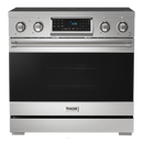 Gordon Ramsay by THOR Kitchen 36" 6.0 cu. ft. Professional Electric Range with Tilt Panel Touch Control, Self-Clean and Air Fry in Stainless Steel, RSE36