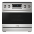 Gordon Ramsay by THOR Kitchen 36" 6.0 cu. ft. Professional Electric Range with Tilt Panel Touch Control, Self-Clean and Air Fry in Stainless Steel, RSE36