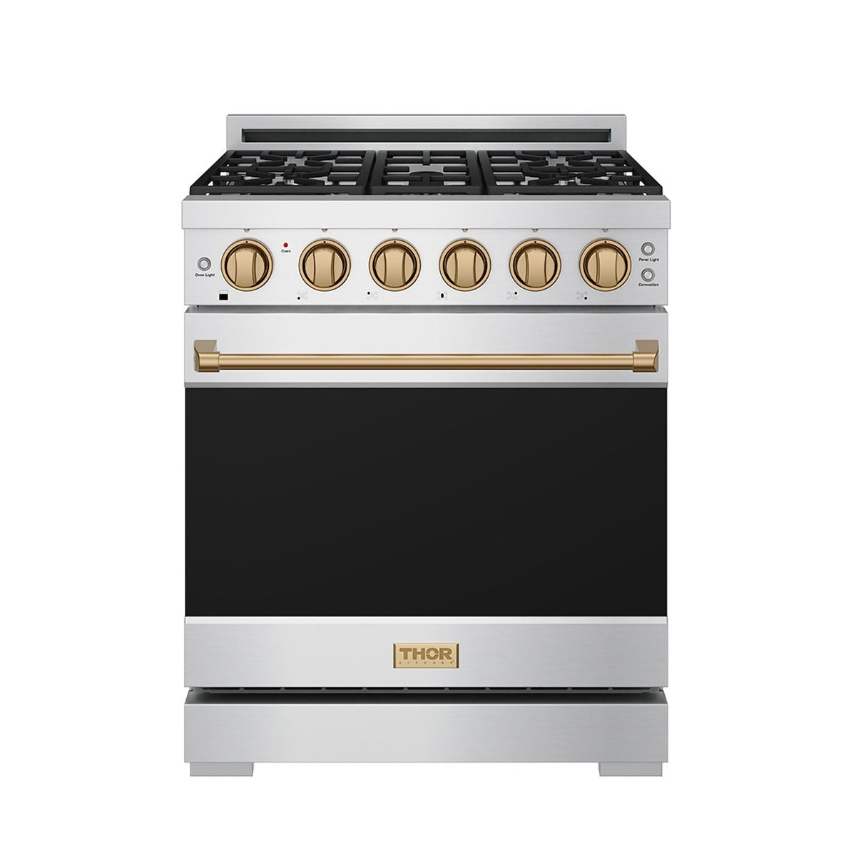 Gordon Ramsay THOR 30" Gas Range RSG30P - Stainless Steel / Bronze - front door closed