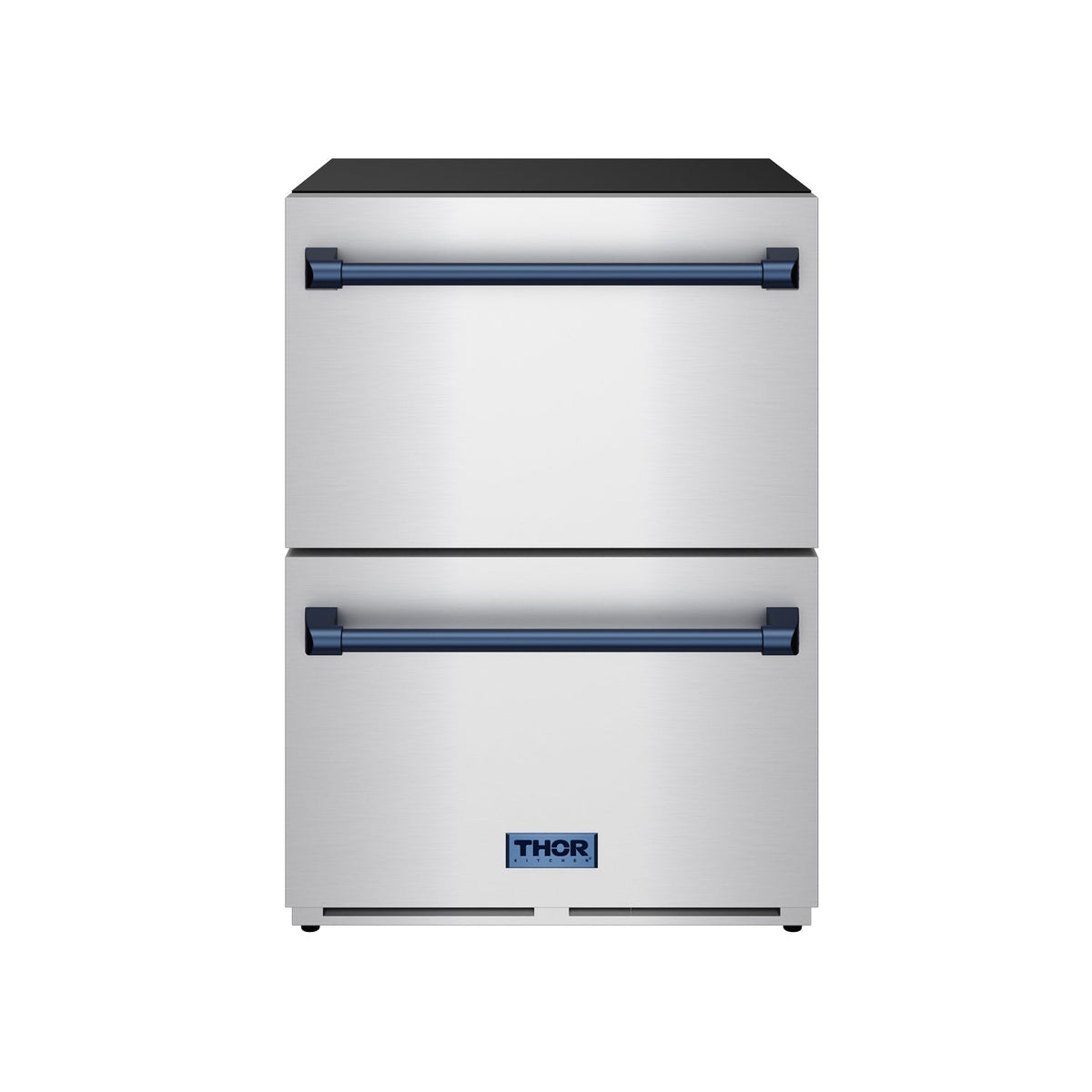Gordon Ramsay THOR 24" Drawer Freezer RZ24U - Stainless Steel / Blue - front door closed