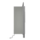 FORNO Maderno 28-Inch Built-In 13.6 Cu.Ft. Convertible Refrigerator in Stainless Steel, Left Swing with Decorative Grill FFFFD1722-32LSG - MyBBQDirect