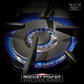 Kucht 48-Inch Pro-Style Dual Fuel Range in Stainless Steel with Black Oven Door KDF482-K