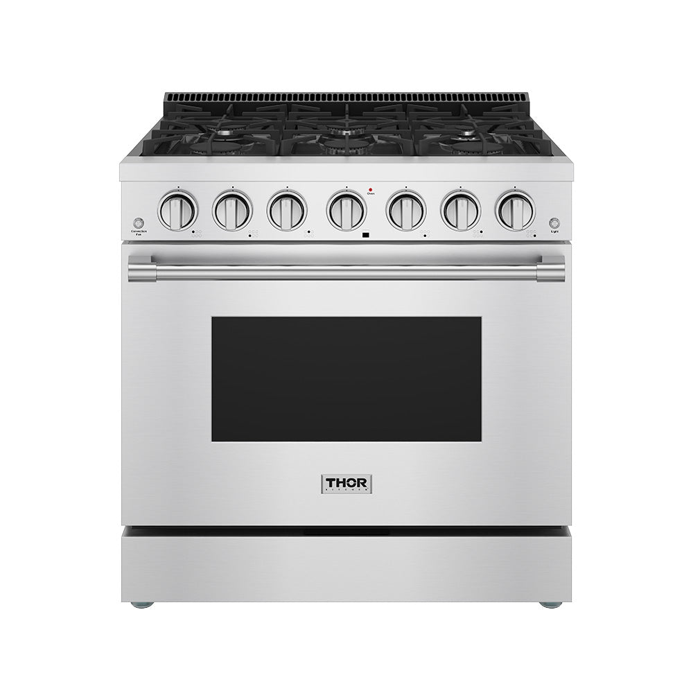 Thor Kitchen 36 Inch S Series Professional Freestanding Gas Range (SRG3601)