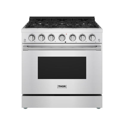 Thor Kitchen 36 Inch S Series Professional Freestanding Gas Range (SRG3601)