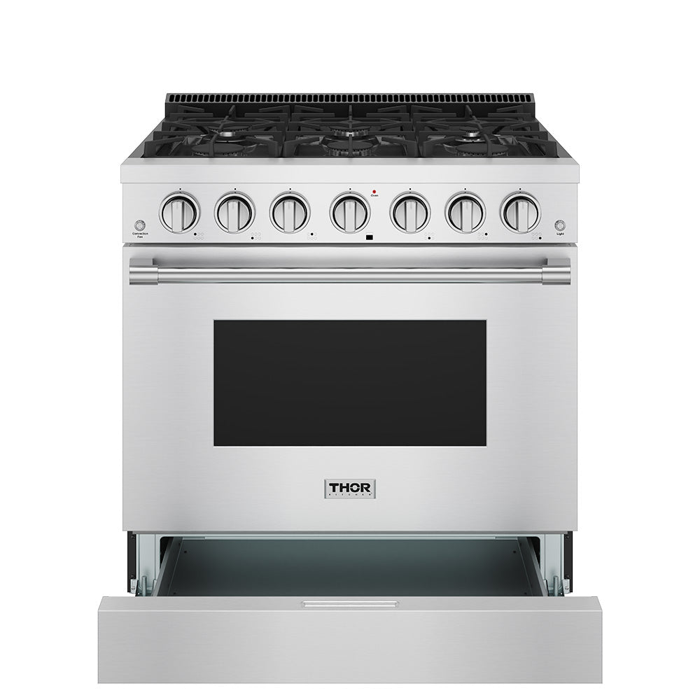 Thor Kitchen 36 Inch S Series Professional Freestanding Gas Range (SRG3601)