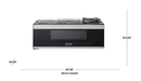 Thor Kitchen 30-Inch Over-the-Range Slim Microwave & Vent Hood TOR30L