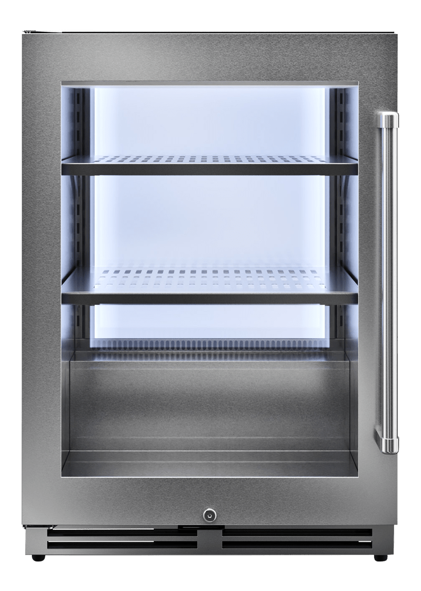 Thor Kitchen 24-Inch Undercounter Beverage Cooler in Stainless Steel Left Hinge (TBR24U-LH)