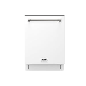 Thor Kitchen 24 Inch Top Control Dishwasher in White