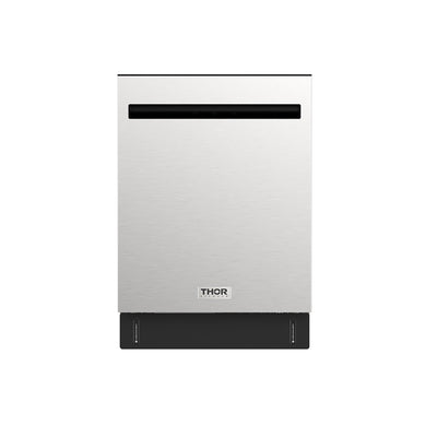 Thor Kitchen 24 Inch Built-In Top Control Dishwasher with Pocket Handle - Stainless Steel
