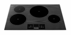 Thor Kitchen TIH30 30-inch induction cooktop, front view