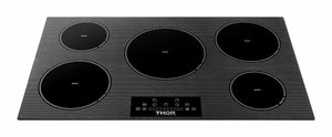 Thor Kitchen TIH36 36-inch induction cooktop, front view