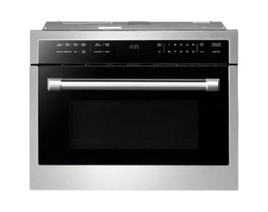 24 microwave in stainless steel no background