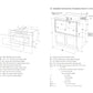 Technical diagram of a 30-inch drawer microwave standard mount cutout with dimensions and labels.