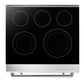 Thor Kitchen 30" Electric Range with 4.55 Cu. Ft. Self-Cleaning Oven, Air Fryer, and Tilt Panel in Stainless Steel TRE3001