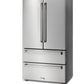Thor Kitchen 4-Piece Appliance Package - 36-Inch Gas Range, Refrigerator, Dishwasher, and Microwave in Stainless Steel