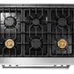 Thor Kitchen 36" Gas Range with 6.0 Cu. Ft. Self-Cleaning Oven, Air Fryer, Tilt Panel in Stainless Steel TRG3601