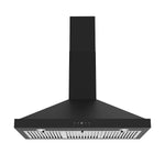 Thor Kitchen 36" Black Chimney Range Hood TRH3635B - front