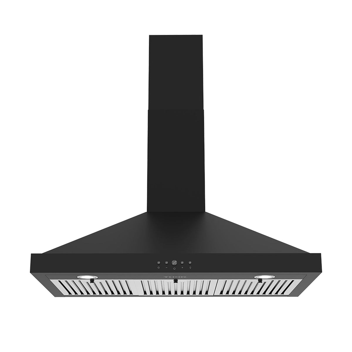 Thor Kitchen 36" Black Chimney Range Hood TRH3635B - front