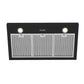 Thor Kitchen 36" Black Chimney Range Hood TRH3635B - lighting effect