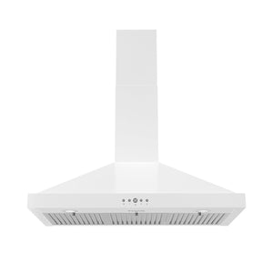 Thor Kitchen 36" White Chimney Range Hood TRH3635W - front