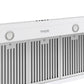 Thor Kitchen 36" White Chimney Range Hood TRH3635W - light