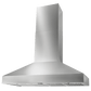 Thor Kitchen 48” Professional Wall Mount Pyramid Range Hood with 800 CFM Motor in Stainless Steel (TRH48P)