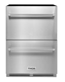 Thor Kitchen 24-Inch Indoor Outdoor Freezer Drawer in Stainless Steel TRZ24U